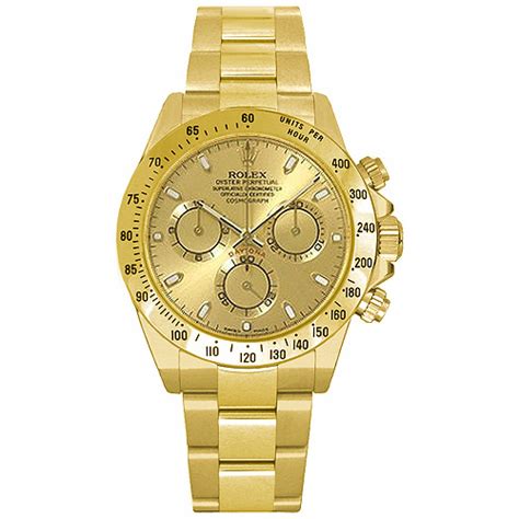 daytona men's rolex solid gold.